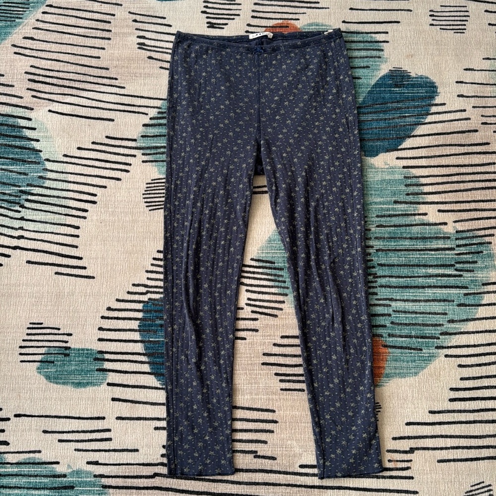 Doen Rhea Pant In Navy Windswept Floral